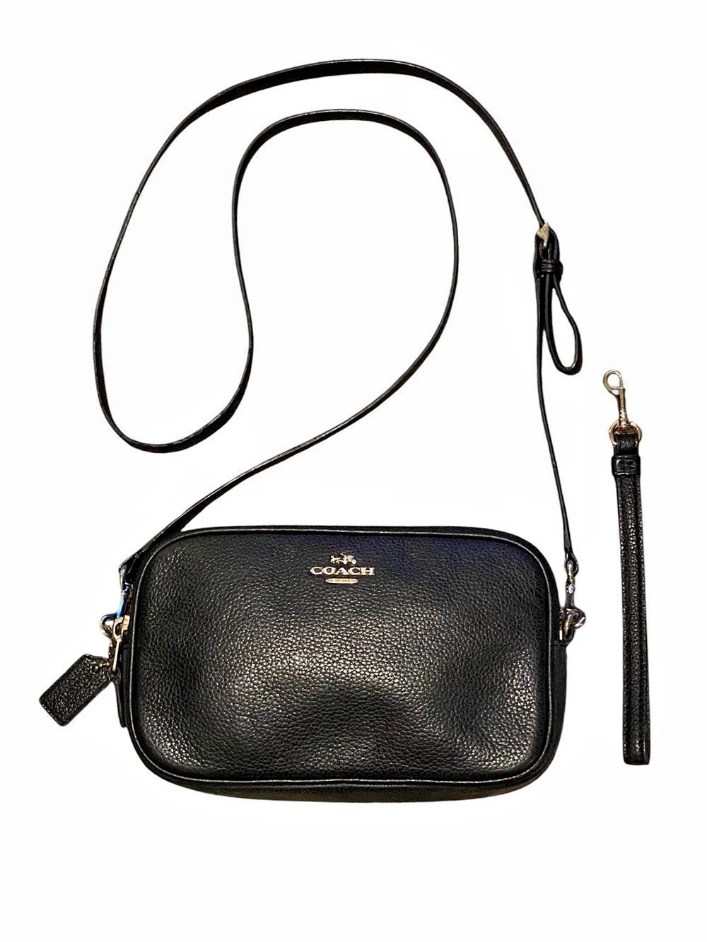 🖤Coach Dome Crossbody Black Leather Bag